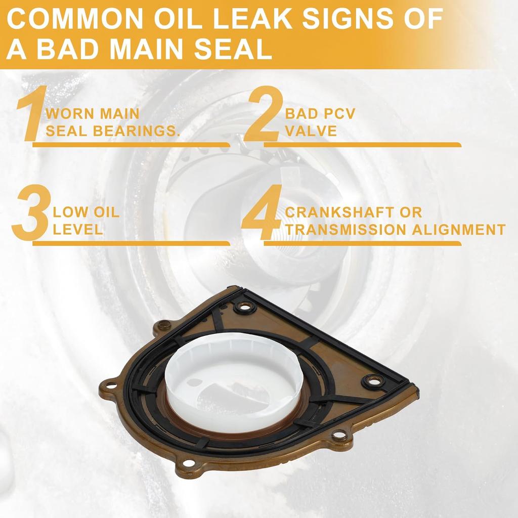 Crankshaft Oil Seal with Flange No.LF01-11-310 Main Seal for MAZDA CX-5 for FORD FOCUS 2003-2018