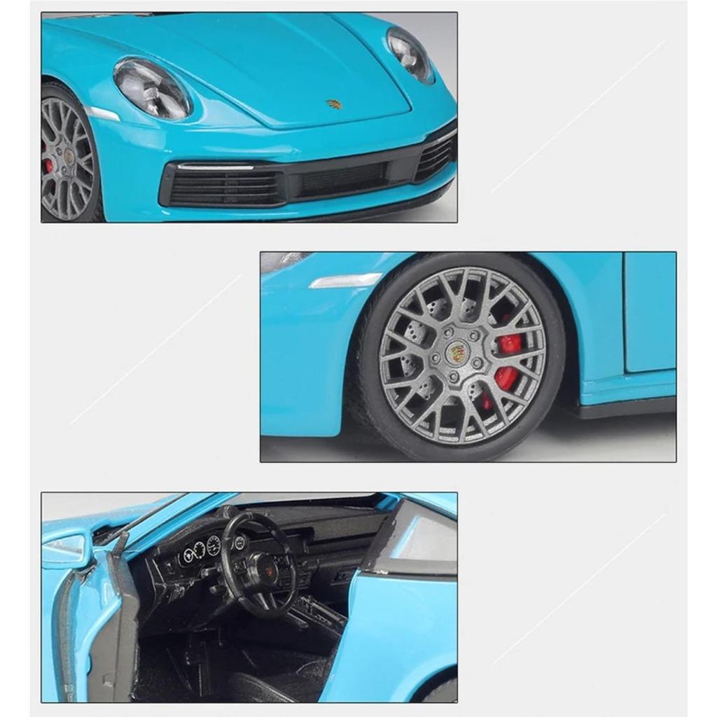 WELLY 1/24 Porsche 911 Carrera 4S Alloy Car Model Diecasts & Toy Vehicles Collect Car Toy Boy Birthday Gifts