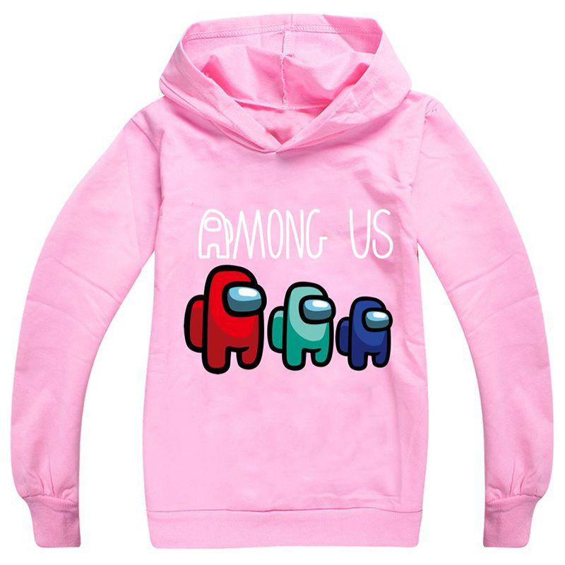 Among Us Game Kids Hoodies Boys Girls Impostor Hooded Sweatshirt Tops Jumpers