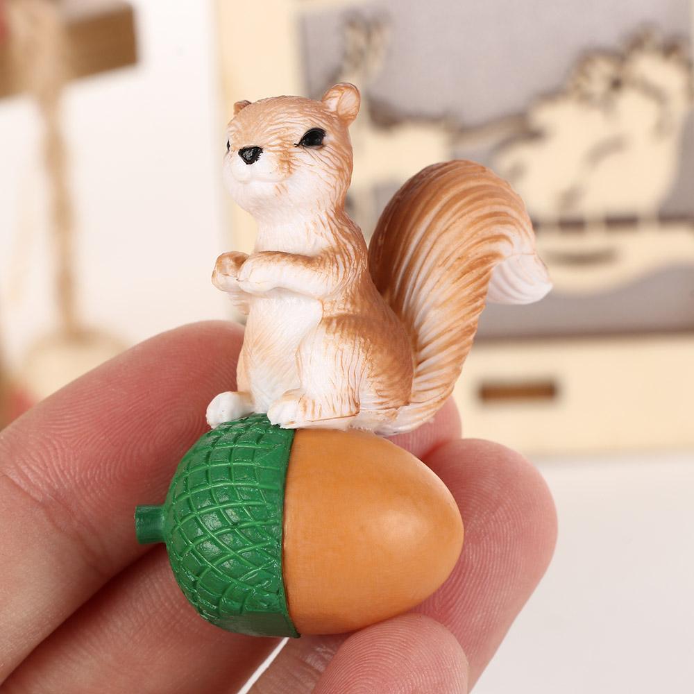 

Accessories DIY Home Decor Animal Miniature Squirrel Figurines Fairy Garden Ornaments Decoration