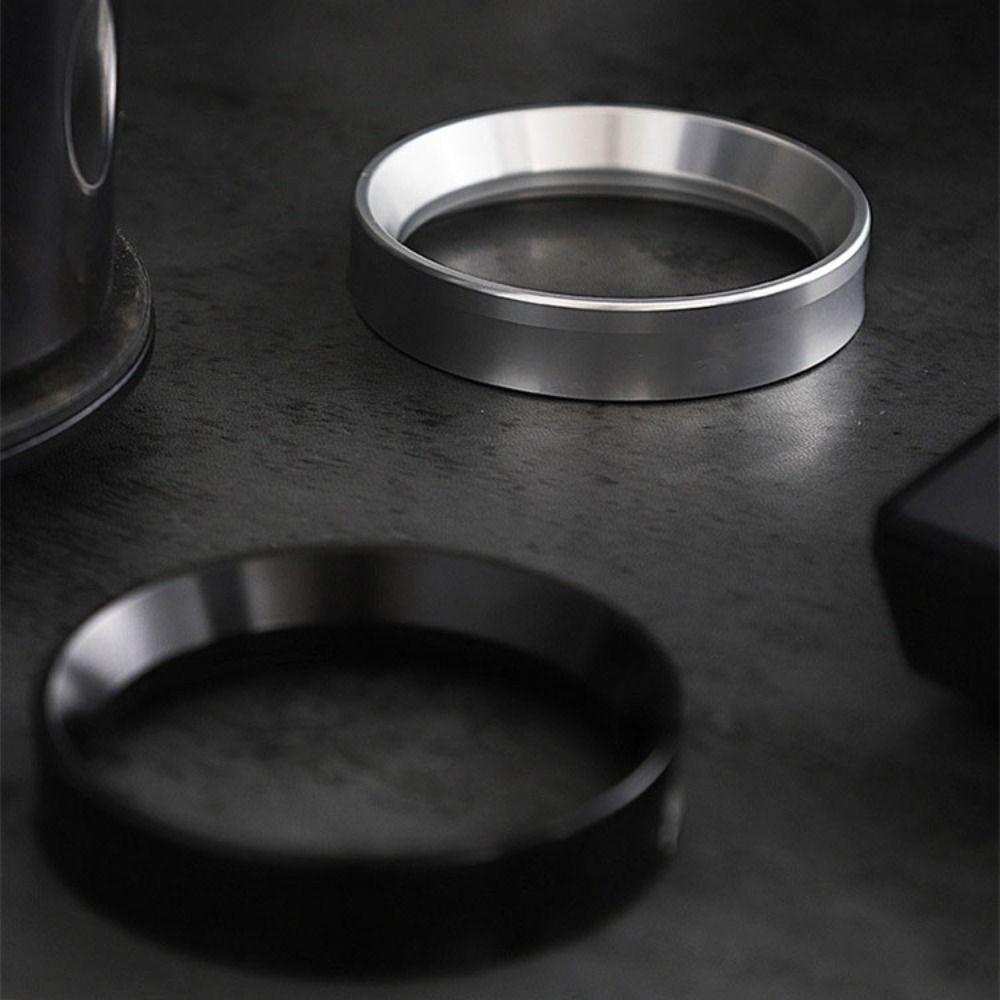 Aluminum Zinc Zinc Alloy Portafilter Coffee Catcher Ring 51/53/58mm Coffee Powder Ring  Barista