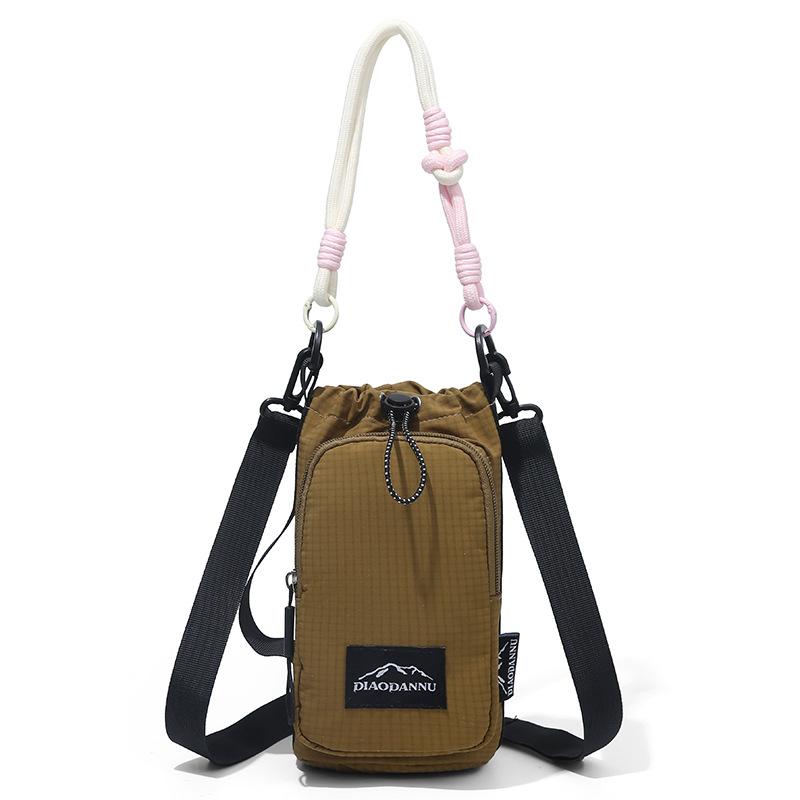 Single-shoulder Large-capacity Water Bottle Bag, Umbrella Bag, Single-shoulder Crossbody Women s Bag хаки
