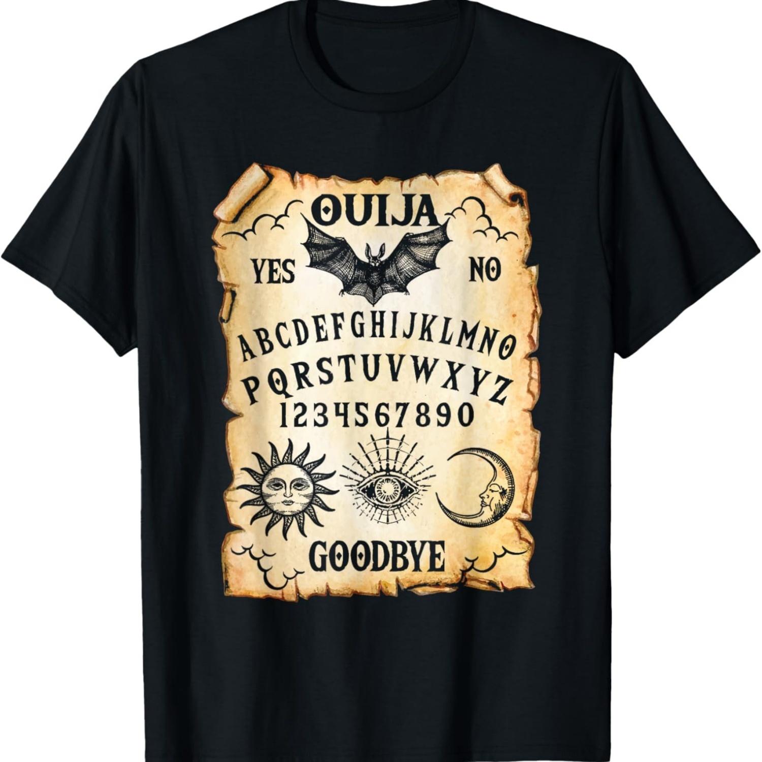 Ouija Board - Gothic Witch Wicca Witchcraft Occult Pagan T-Shirt S чёрный
