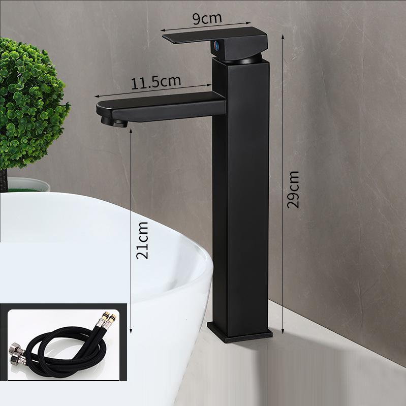 Black Basin Faucet Hot and Cold Mixers Bathroom Wash Basin Faucets Taps Single Handle Cream White Basin Faucets Gray White