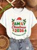 Familien-Weihnachts-Crew 2026 Druck T-Shirt Gemeinsam Erinnerungen schaffen Lustiges passendes Feiertags-T-Shirt Familientreffen Weihnachten Geschenk Oberteile