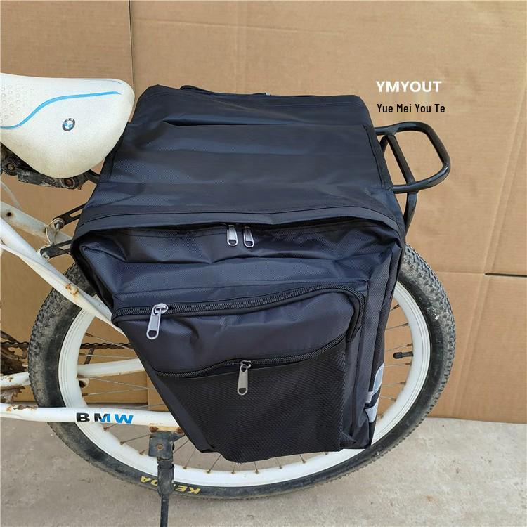 Bicycle Pannier & Scooter Tail Bag: Waterproof, Double-Sided Gear Storage for Rear Racks