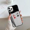 Poker Playing Cards Phone Case For iPhone 17 Air 13 12 14 15 16  Cover For Apple 14 15 16 Pro Max Plus Coque