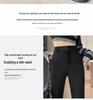 Petite Women's 2026 Spring Black High-Waisted Slim Flared Suit Pants