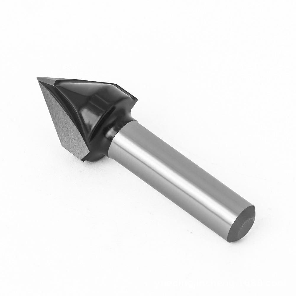 Jincheng 8Mm Handle 60 Degrees Professional Grade V-Shaped Knife Chamfering Beveled Edge Knife Woodworking Trimming Machine Tool Folding Alloy Cutter