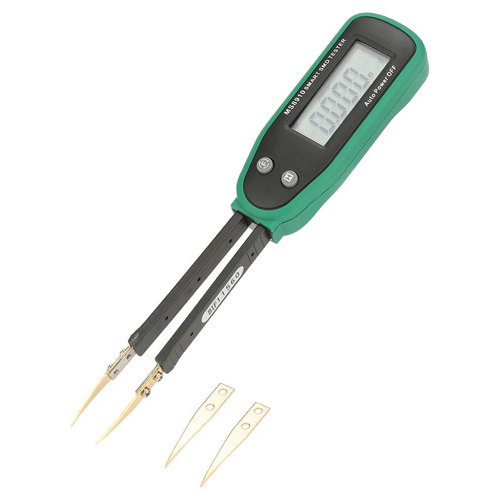 Resistance Resistance Capacitance MASTECH MS8910 Capacitance Meter for SMD Smart Tweezers Resistance Capacitance ESR Meter Tester, Meter, Measurement,