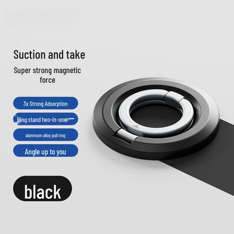 Magnetic Double-Ring Rotating Phone Stand and Holder