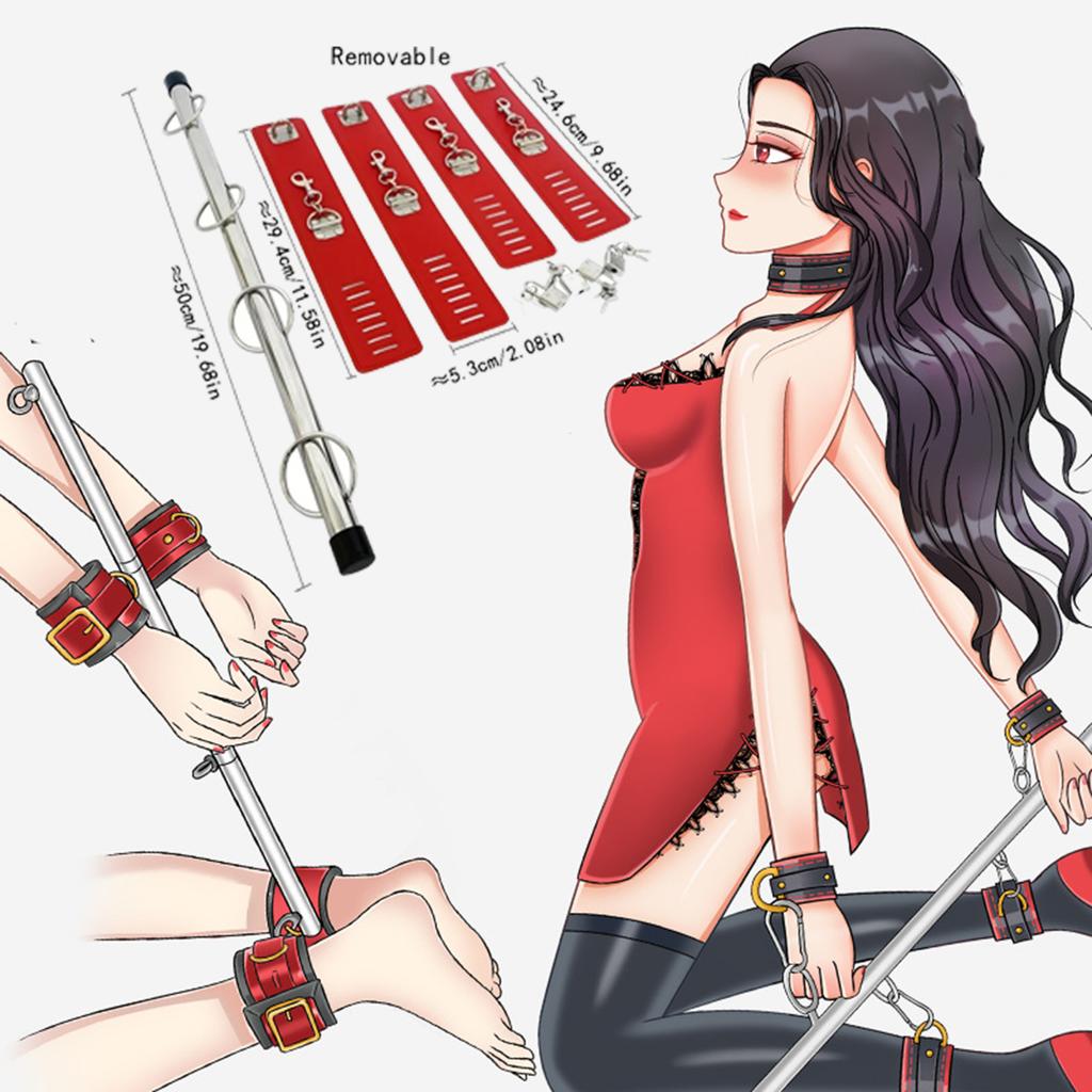 Barre Spargi-Gambe Sex Toys Per Giochi Adulti Braccialetti Cavigliere Manette Supporto Set Bondage Per Coppie Prodotti Macchine Erotiche