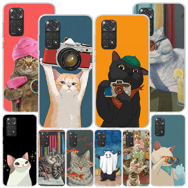 Cute Cartoon Lucky Cats Phnoe Case for Phnoe Case for Xiaomi Redmi Note 15 14 14S 13 Pro Plus 12 12S 11S 11E 10S 10 11T 5G Uniqu