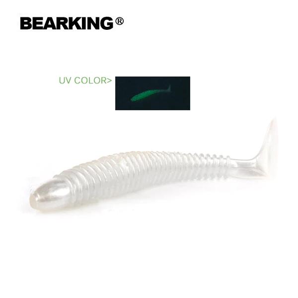 BEARKING Hot Fishing Lure Miękka przynęta Profesjonalna przynęta 4 "6 sztuk 10 cm/4,8 g Jakość Sztuczne woblery karpiowe