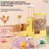 2-in-1 Hamster Feeder and Water Bottle | Integrated Food & Water Dispenser for Small Pets (Multiple Colors)