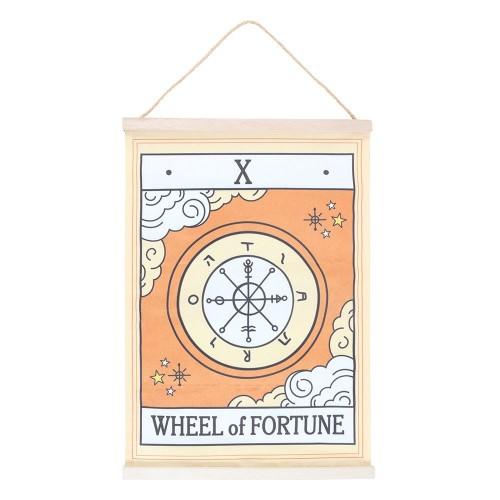 Something Different The Wheel Of Fortune Vintage Tarot Wall Hanger