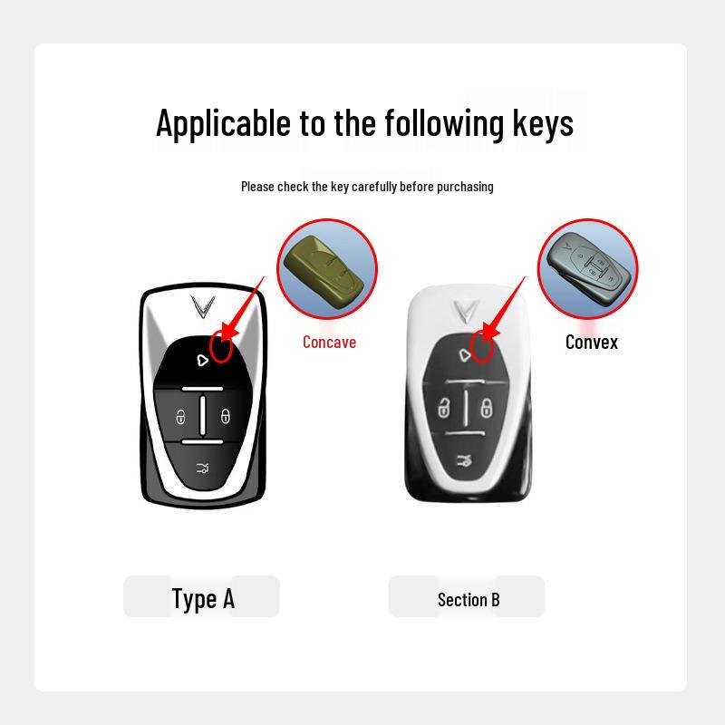 VinFast VF Electric Car Key Cover for Models VF5, VF6, VF7, VF8, VF9