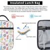 Pikmin Game Pattern Accessories Insulated Lunch Bag For School Office Food Container Portable Thermal Cooler Lunch Boxes