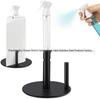 Stainless Steel Vertical Paper Towel & Cling Film Holder with Makeup Remover Tray