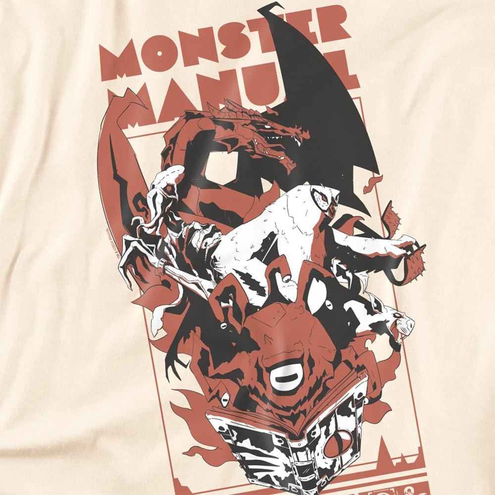 Dungeons & Dragons Mens Manual Trend Monster T-Shirt