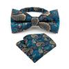 Bow Tie Plus Pocket Towel Set, Groom'S Wedding Bow Tie.