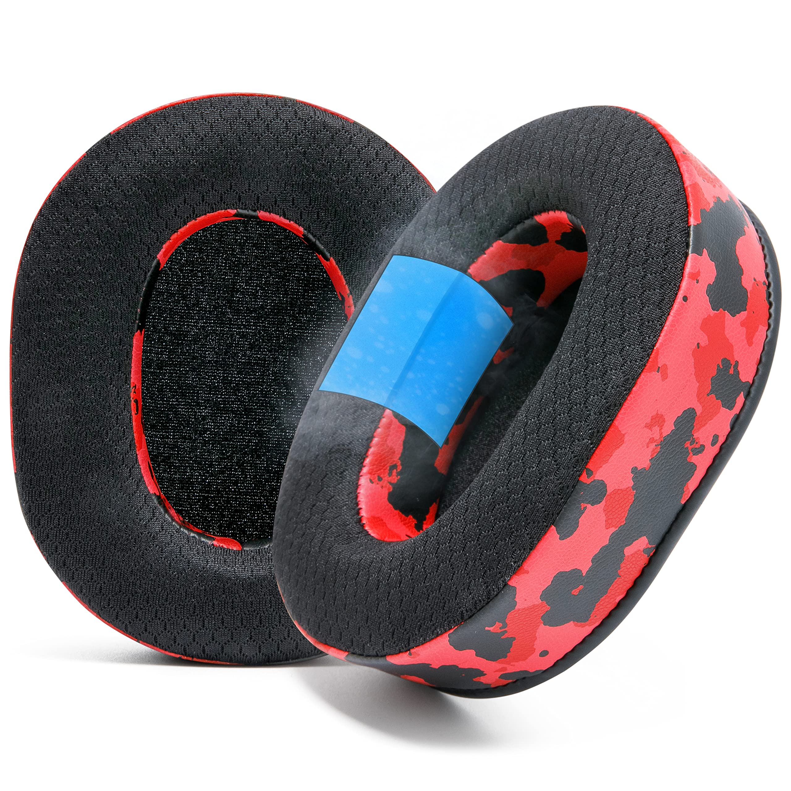 

WC Freeze Blackshark Cooling Gel Ear Pads for Razer Blackshark V2 V2 Pro Fit 2023 by Wicked Cushion Improved Thickness and Sound Isolation Red Camo -