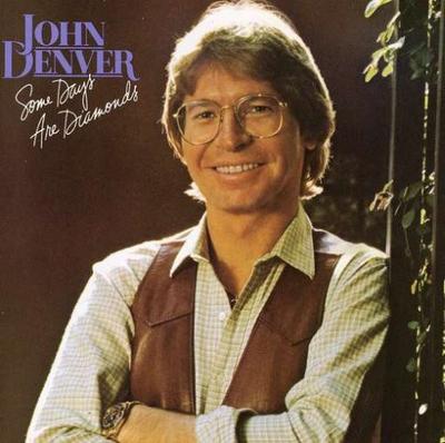 LP Record JOHN DENVER - Some Days Are Diamonds AFL14055 RCA 1981 US Folk Used