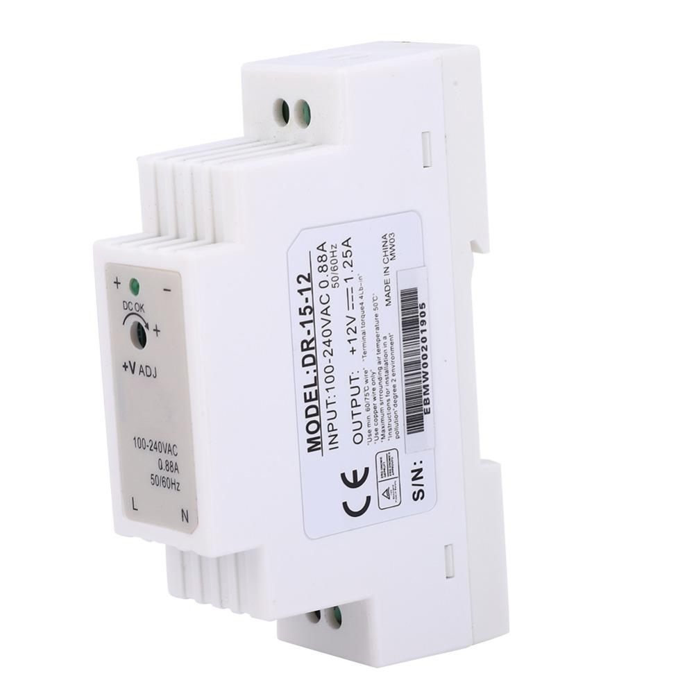 DR-15-12 Switching Power Supply 12V 1.25A 15W AC To DC Power Converter  Monitoring