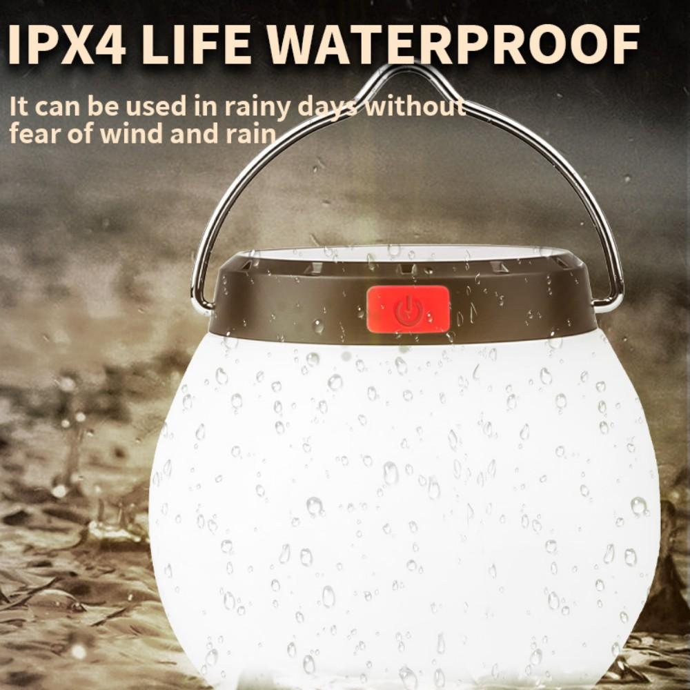800mAH Solar LED Camping Lantern, 3 Modes Waterproof Portable Emergency Camping Outdoor Tent Light for Power Outage, Hiking, Hurricane, Patio, Yard