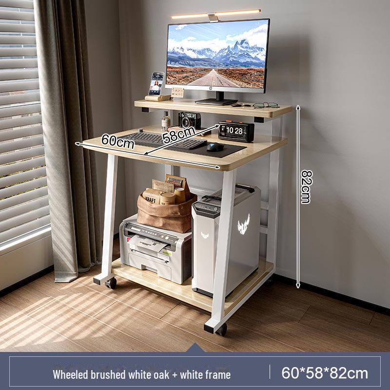 Kompakter mobiler Home-Office-Schreibtisch: Kleiner Schreibtisch für Schlafzimmer oder Wohnung