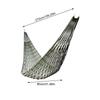 Portable Outdoor Sport Hammock, Outdoor Camping Hammock Mesh Net for Garden Beach Yard Travel Garden Swing Hanging Bed