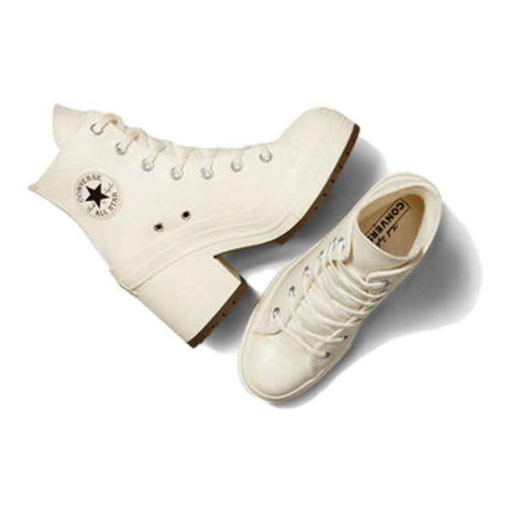Converse Chuck 70 De Luxe Absatz Hoch Unisex Egret/Egret/Schwarz A05348C