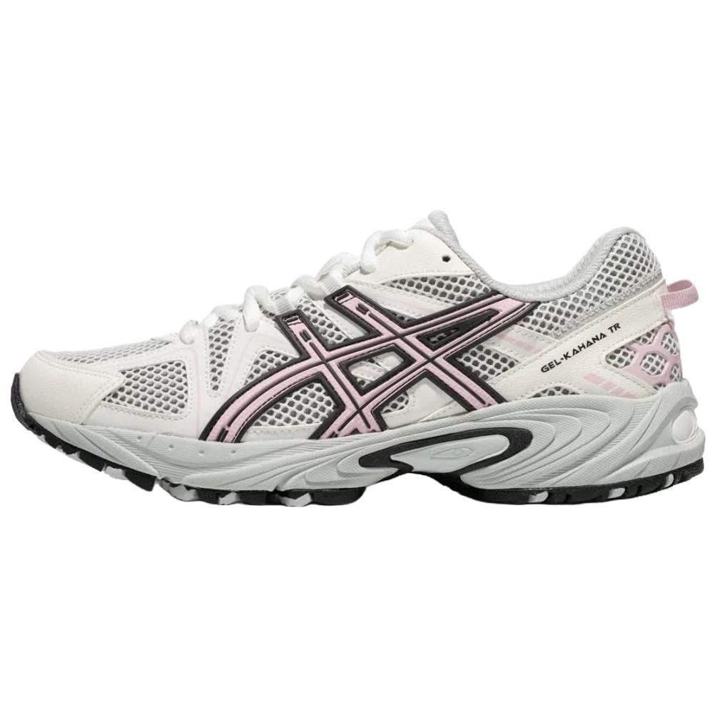 Asics Gel-Kahana Tr Fabric Synthetic Leather Versatile Comfortable Low-Top Lifestyle Shoes Women sneaker White Pink 1203A390-101
