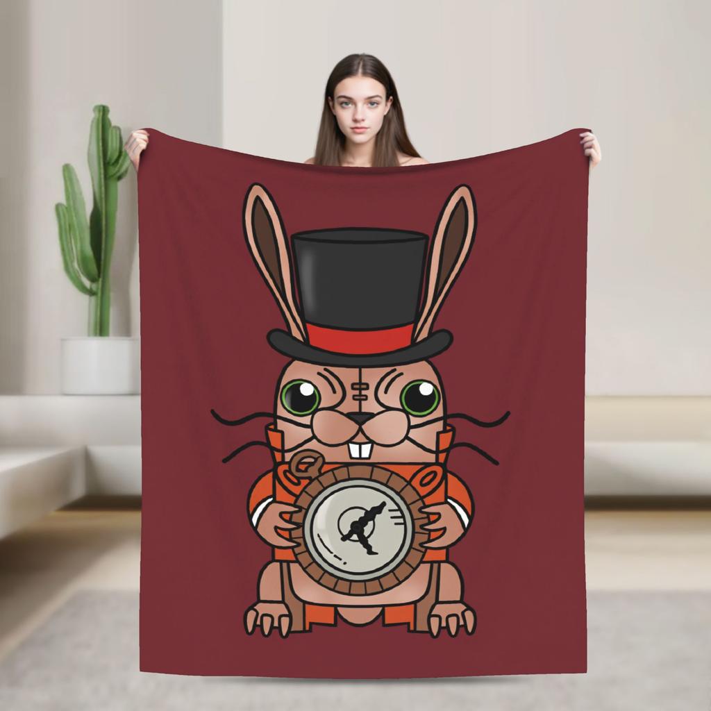 Dark Alice Madness Returns Game Plush Blanket Flannel Throw Blanket For Couch Bed Warm Soft Design Quality Bedspread