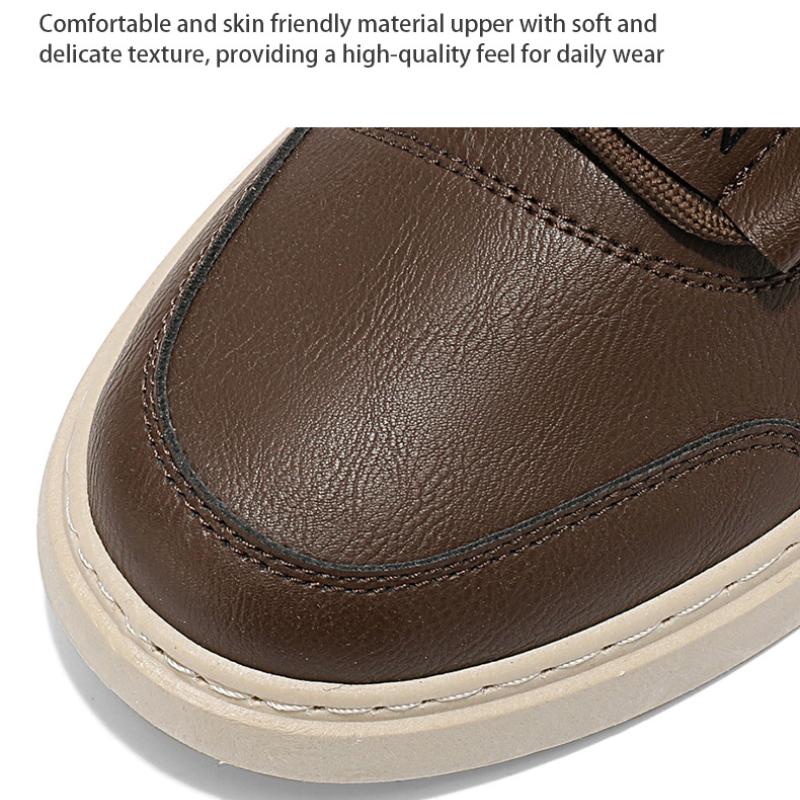 New Fashion Men's Board Shoes Versatile Men Sneaker Anti Slip Trend Casual Shoes Retro Wear-Resistant European Style Board Shoes