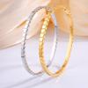 Titanium Steel Bracelet, Irregular Honeycomb Stainless Steel Bracelet, Fashionable and Minimalist All-purpose Wristband for Girls