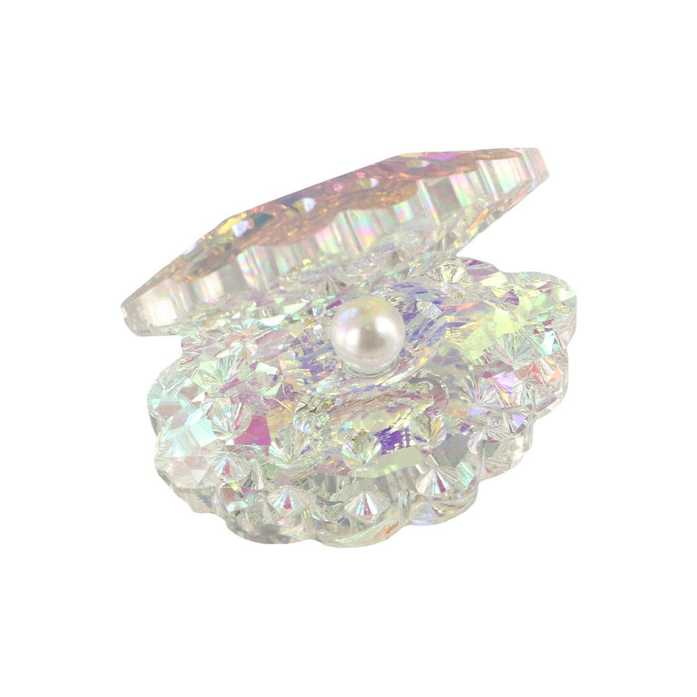 Creative Crystal Figurine Colorful Miniature Statue Home Decoration Crystal Shell Jewelry Girl