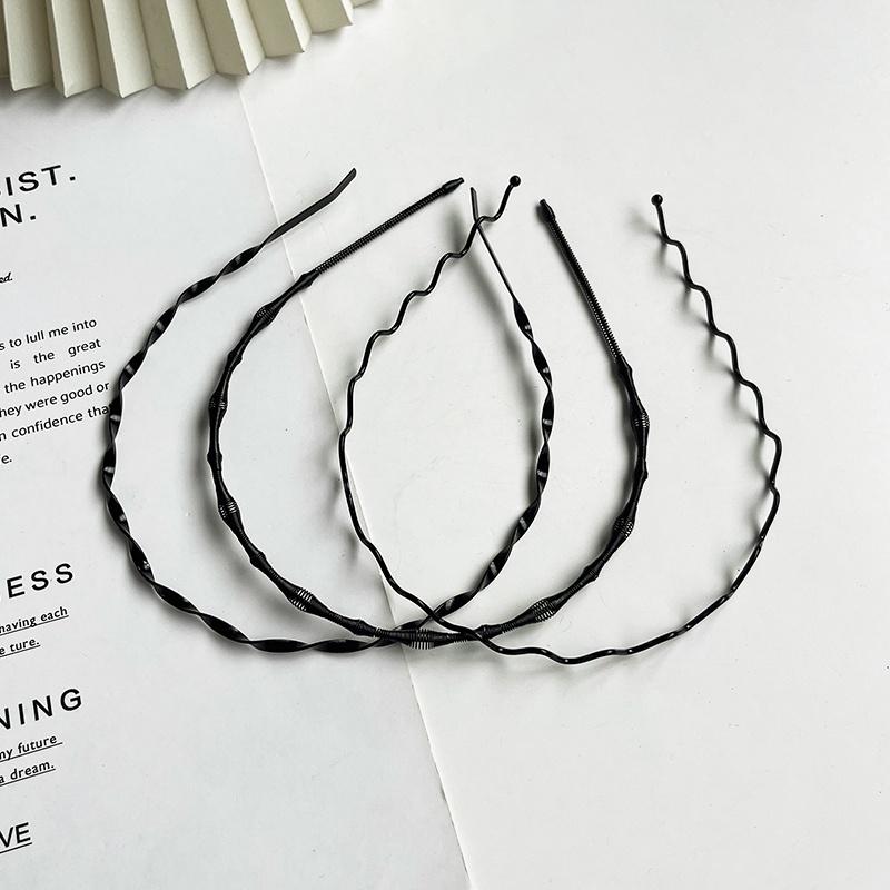 AISHG Non-slip Wash Wave Hair Bands for Women Invisible Movement Tide Simple Back Headwear Korean Hairband Girl Hair Accessories