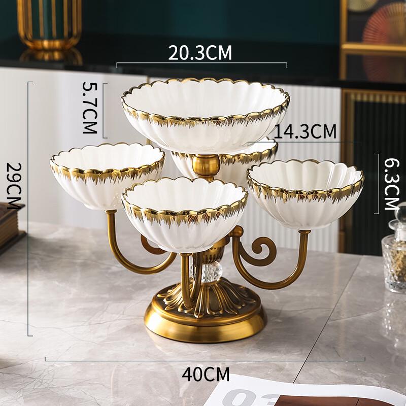 Naijiang European Style Ceramic Fruit Plate