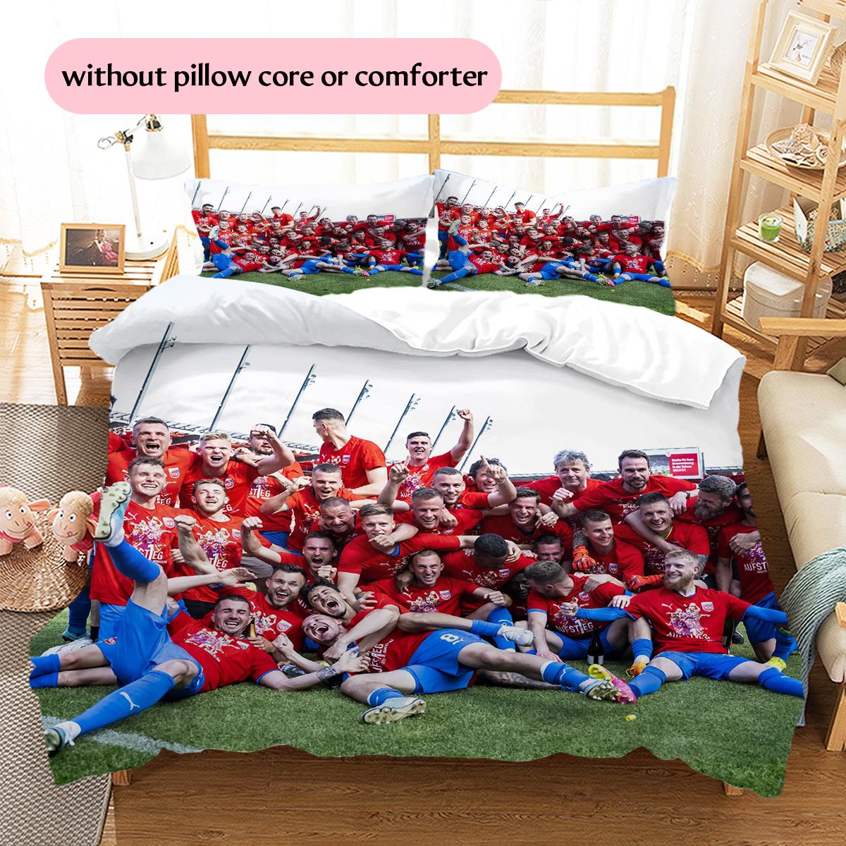 

FC Heidenheim Pattern Bedding Home Decoration Birthday Gift (1 * duvet cover + 2 * pillowcase, without core) 135x200cm