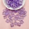Home Party Supplies Small 80pcs Earring Accessories Bright Face Handmade Materials Hairpin 10mm Antique Petal Loose Beads DIY Acrylic Fashion
