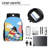 Crayons Shins Chans Travel Backpack Men Women School Computer Bookbag Cartoon College Student Daypack Bags