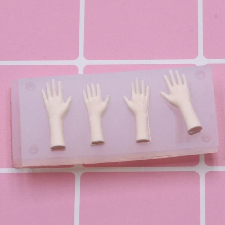 Safe Palms Silicone Mould Easy to Wash for Resin Clay Crafting Home Decoration and Fun