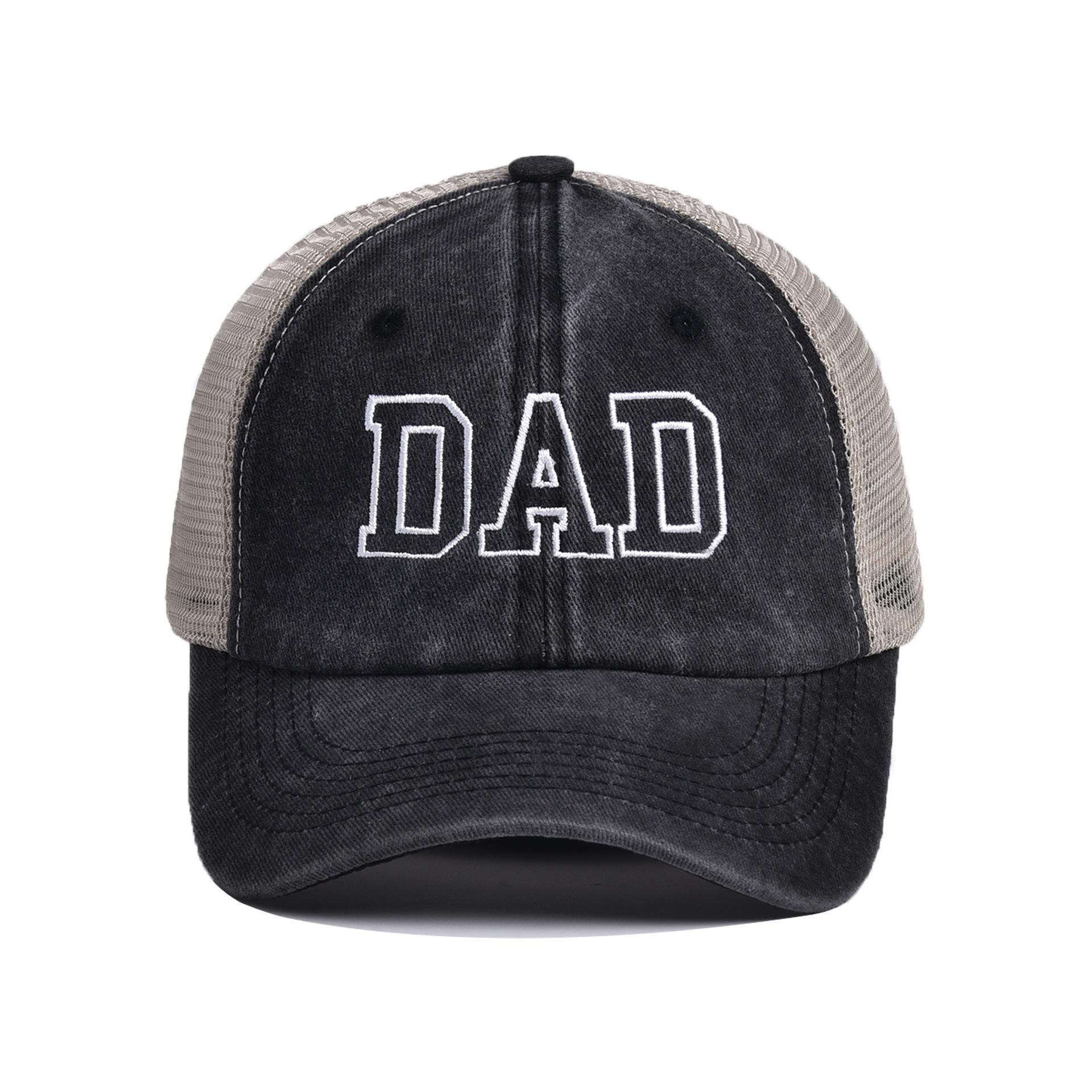 

Хип-хоп ПАПА МАМА Бейсболки Козырьки Выстиранная Потертая Выцветшая Кепка Мужская Женская Спорт на открытом воздухе Mesh Black Beige DAD