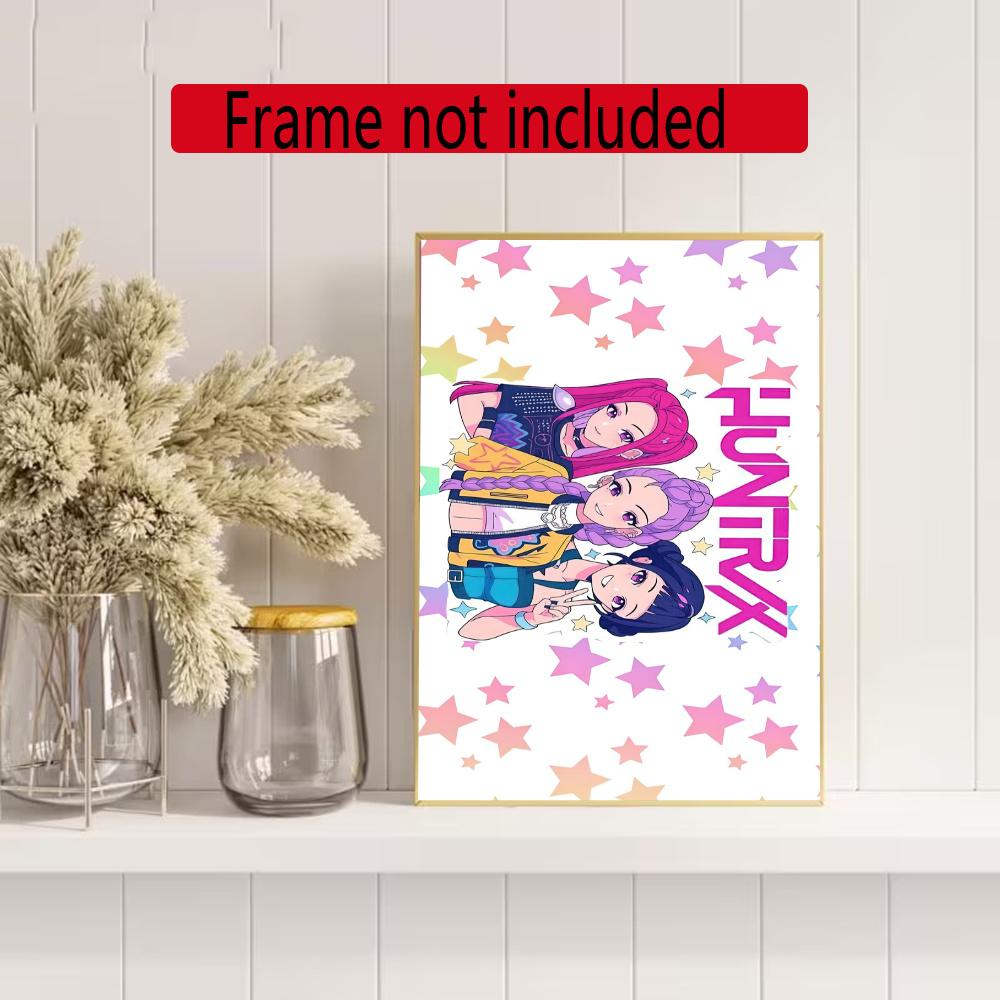 Huntrix 5D Diy Diamond Painting Round Diamond Mosaic Suitable For Beginners Diamond Painting Rhinestones Gift Frameless
