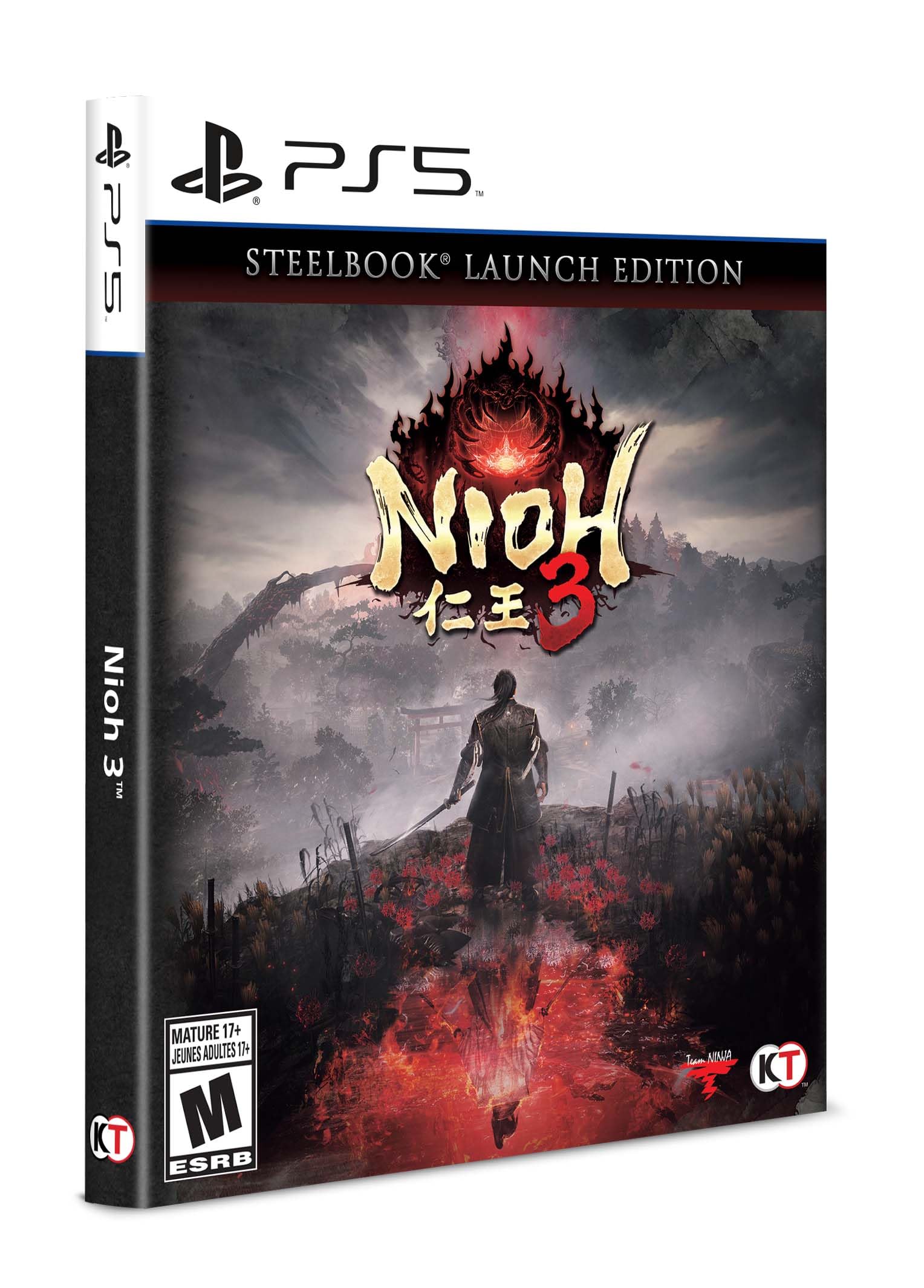 Nioh 3 SteelBook Launch Edition North PS5 - (Imported Version America) -