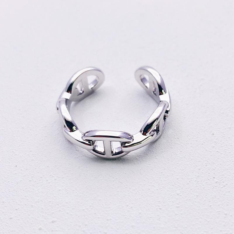 

Свинячий ніс відкрите кільце жіночі входи холодний вітер прохолодний перебільшений модний хіп-хоп особисті каблучки джерело завод opening adjustable