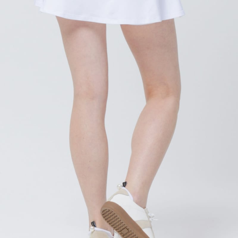 DOYOUKNOWMC ALL SEASON Pearl-embellished White Ankle Cushion Socks