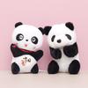 Plush China Panda Toy Cartoon Keychain Bag Decoration Animal Pendant Gift Doll