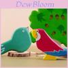 Wooden Parrot Animal Decor For Home Office Gift With Handmade Craftsmanship